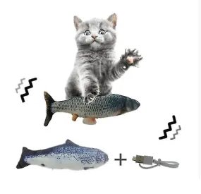 1# Cat toy USB charging simulation fish catnip electric toy fish AZ10613