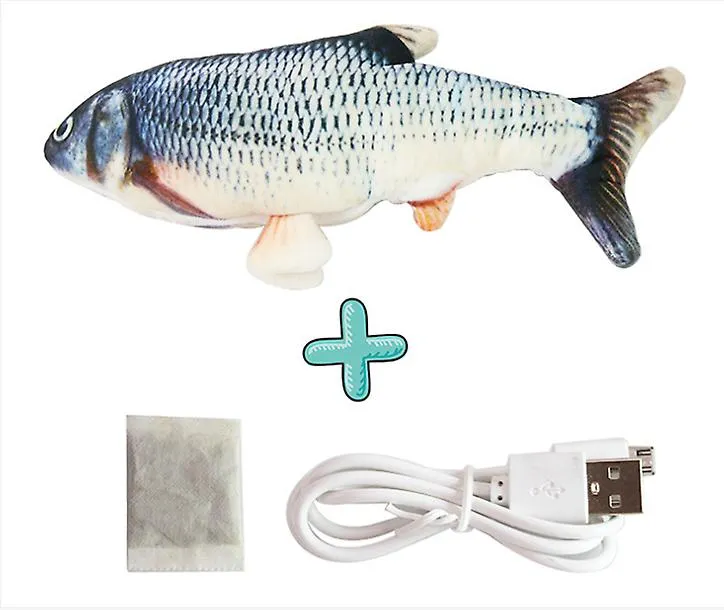 1# Cat toy USB charging simulation fish catnip electric toy fish AZ10613