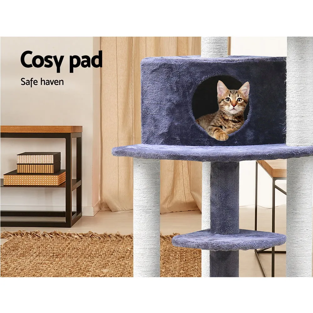 126cm Multi-Level Cat Tree Condo with Sisal Posts - i.Pet