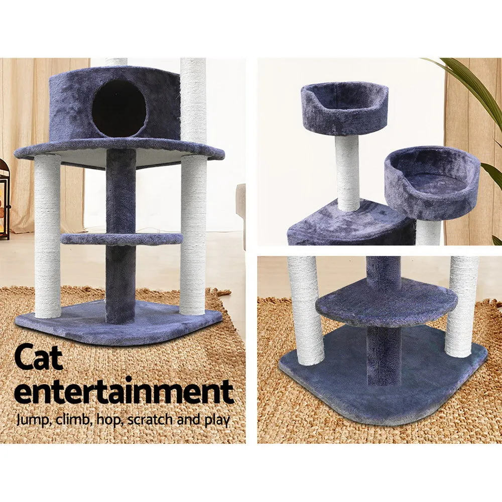 126cm Multi-Level Cat Tree Condo with Sisal Posts - i.Pet