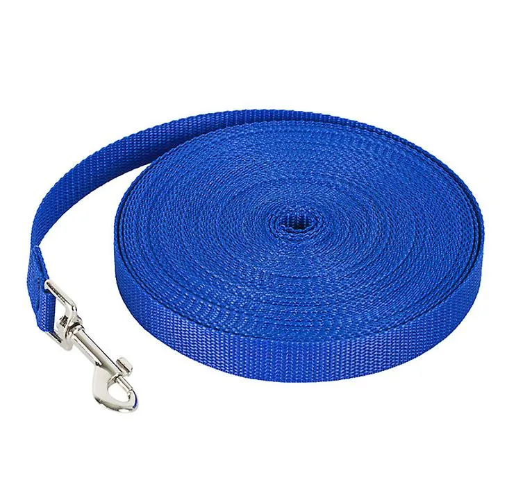 12m*2cm blue 50m pet dog leash,outdoor tracking leash For Large Dogs AZ250