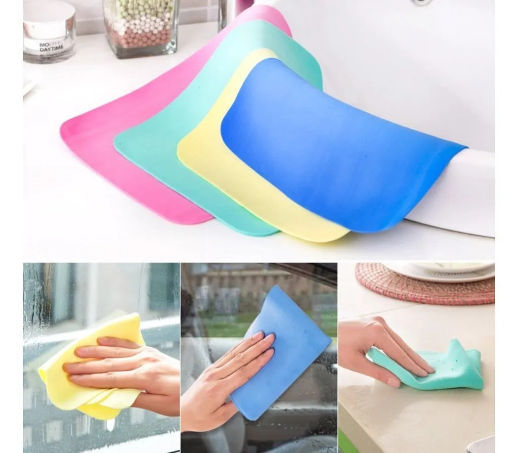 1439 2 FOLD Magic Towel Reusable Absorbent Water for Kitchen Cleaning Car Cleaning