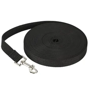 15m*2cm black 50m pet dog leash,outdoor tracking leash For Large Dogs AZ233