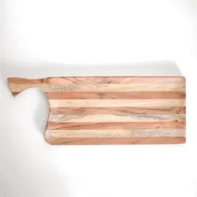 17" Mixed Wood Serving Tray