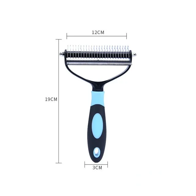 2 in 1 Professional Pet Grooming Tool