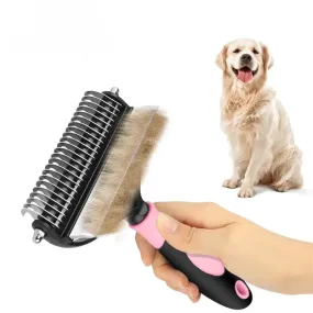 2 in 1 Professional Pet Grooming Tool