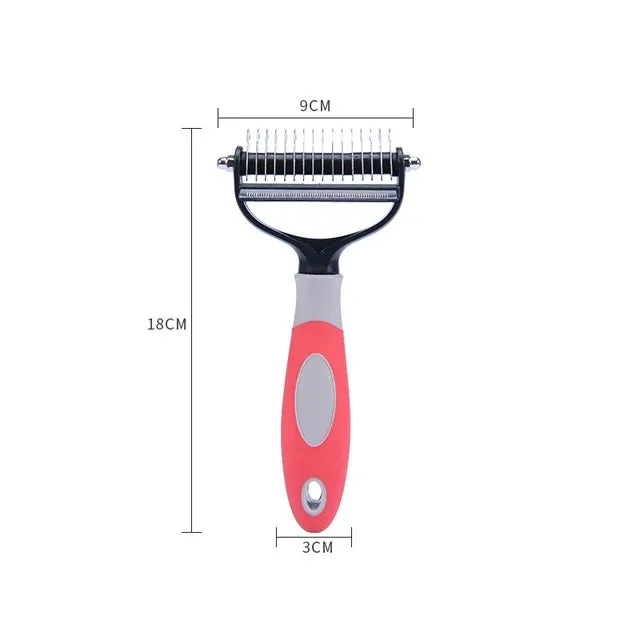 2 in 1 Professional Pet Grooming Tool