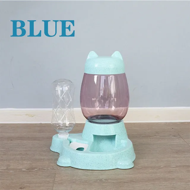 3 Colors Pet Automatic Feeder Pet Stuff Dog Cat Drinking Bowl For Pets Water Drinking Feeder Feeding Large Capacity Dispenser