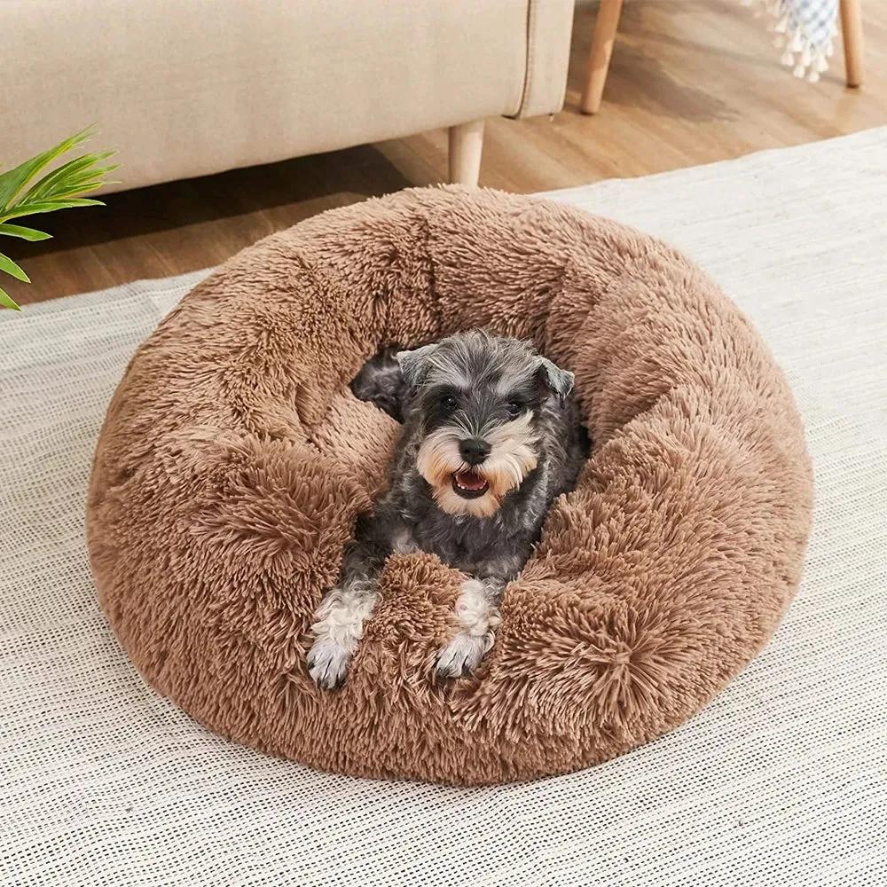 40-90cm Round Pet Bed for Large Dog Bed Super Soft Cat.