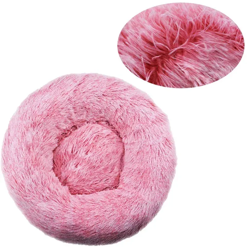 40-90cm Round Pet Bed for Large Dog Bed Super Soft Cat.