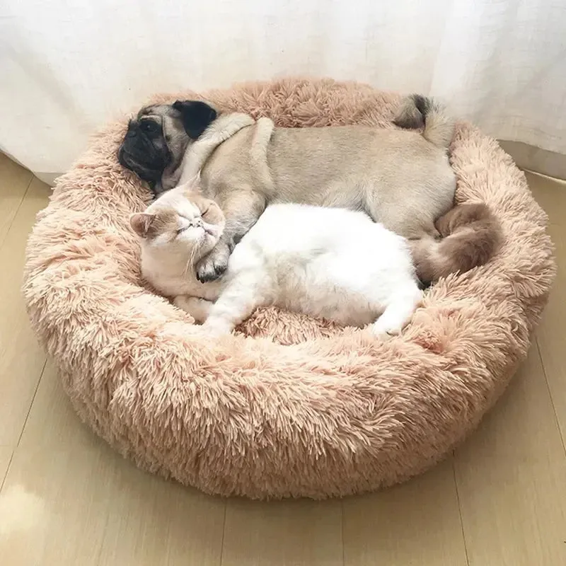 40-90cm Round Pet Bed for Large Dog Bed Super Soft Cat.