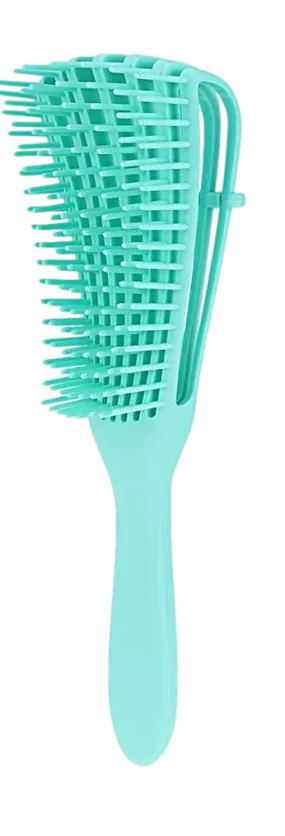 8 Row Detangling Hair Brush - Mint