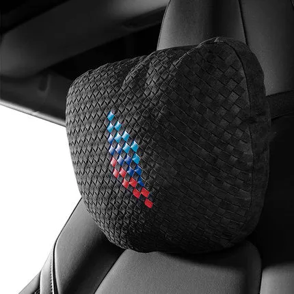 Alcantara neck pillow for Tesla