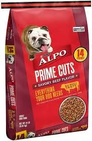 ALPO MEAT WITH VEGETABLES ADULT DRY DOG FOOD 4LB - AMWVA