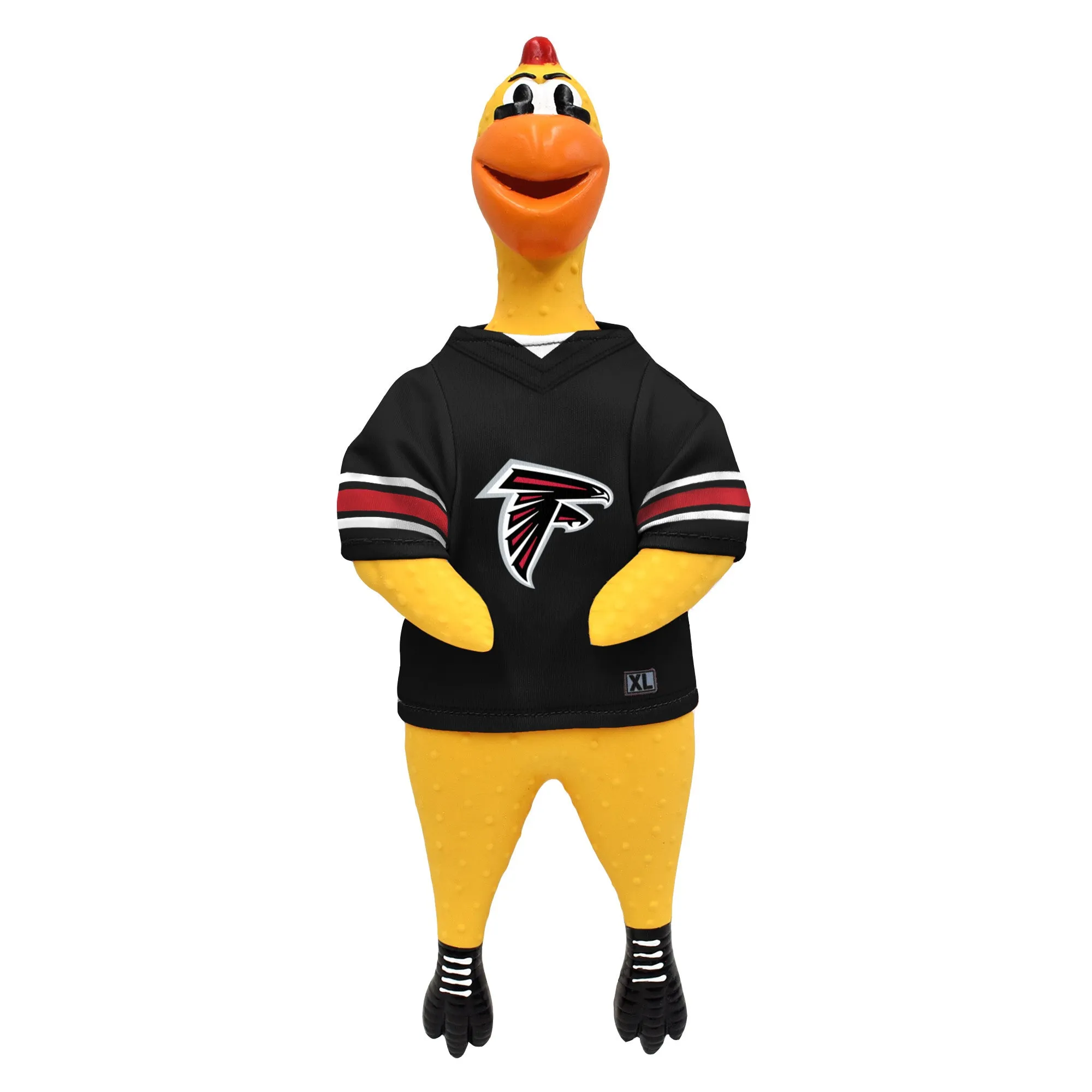 Atlanta Falcons Rubber Chicken Pet Toy