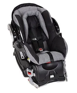 Baby Trend Ez Flex-loc 30 Infant Car Seat Morning Mist: 4-position push-button height adjustable base - CS96758