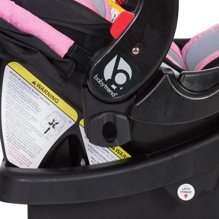 Baby Trend Secure Snap, 5-Point Safety Harness, Tech 35 Infant Car Seat Pink Sorbet - CS66B20B