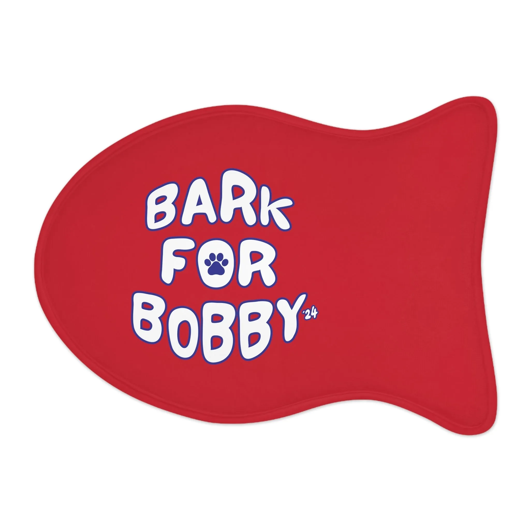 Bark for Bobby Pet Feeding Mat Red