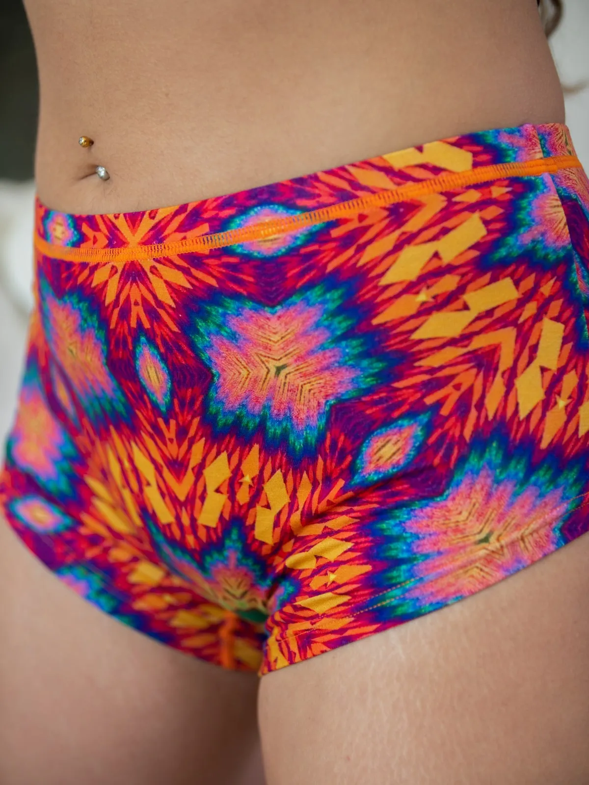 BeChill™ Retro Kaleidoscope Boy Short