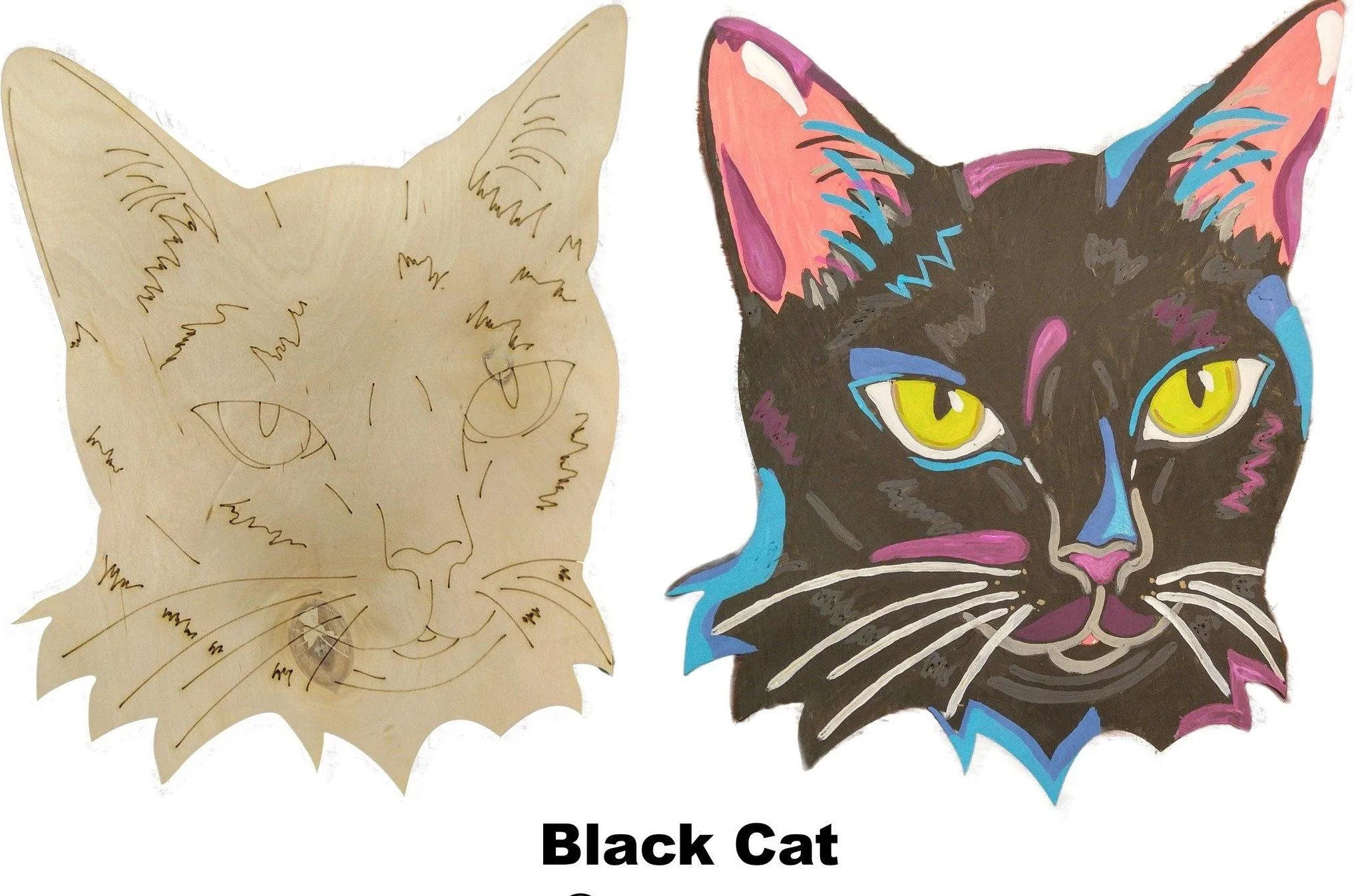 Black Cat-DIY Pop Art Paint Kit