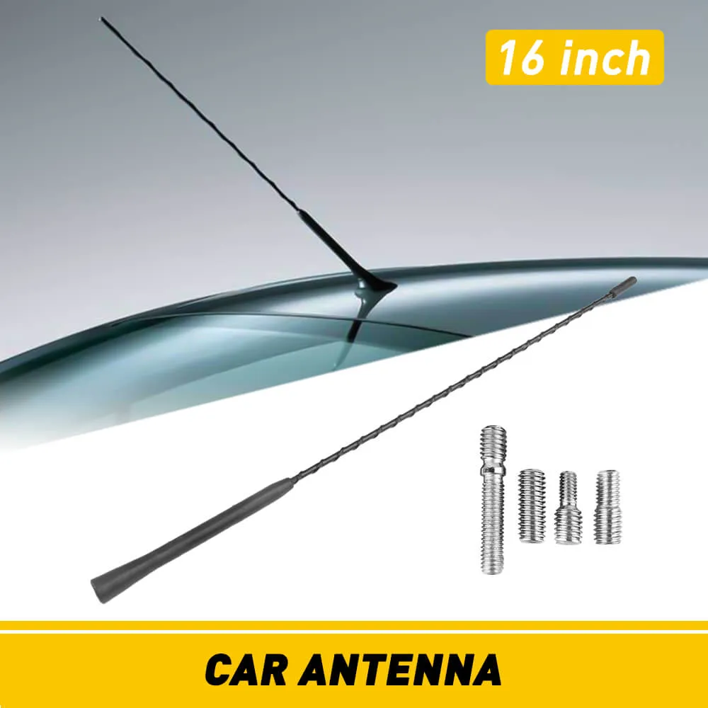 Black Universal Antenna Toppers Waterproof PVC Rubber Retrofit Antenna for Vehicles