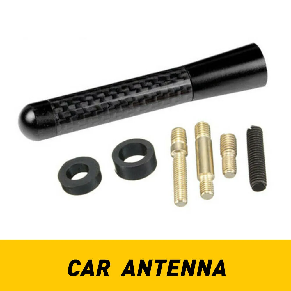 Black Universal Antenna Toppers Waterproof PVC Rubber Retrofit Antenna for Vehicles