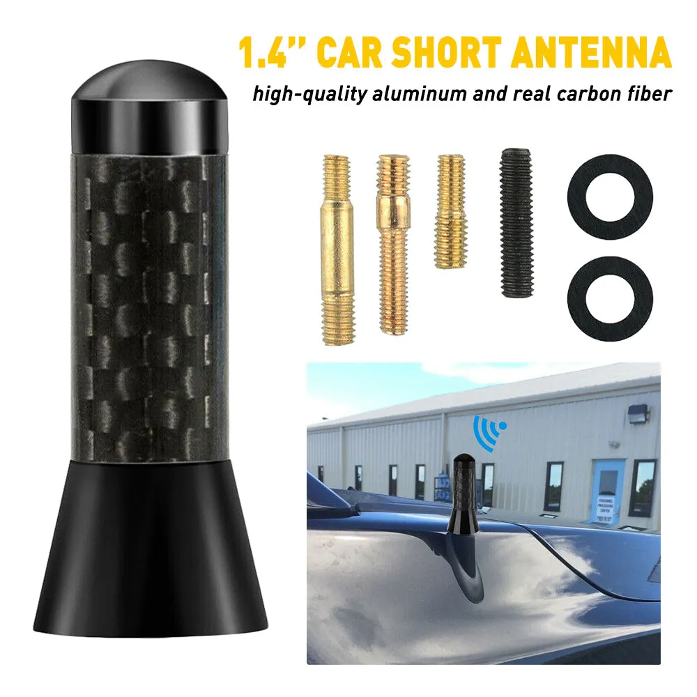 Black Universal Antenna Toppers Waterproof PVC Rubber Retrofit Antenna for Vehicles