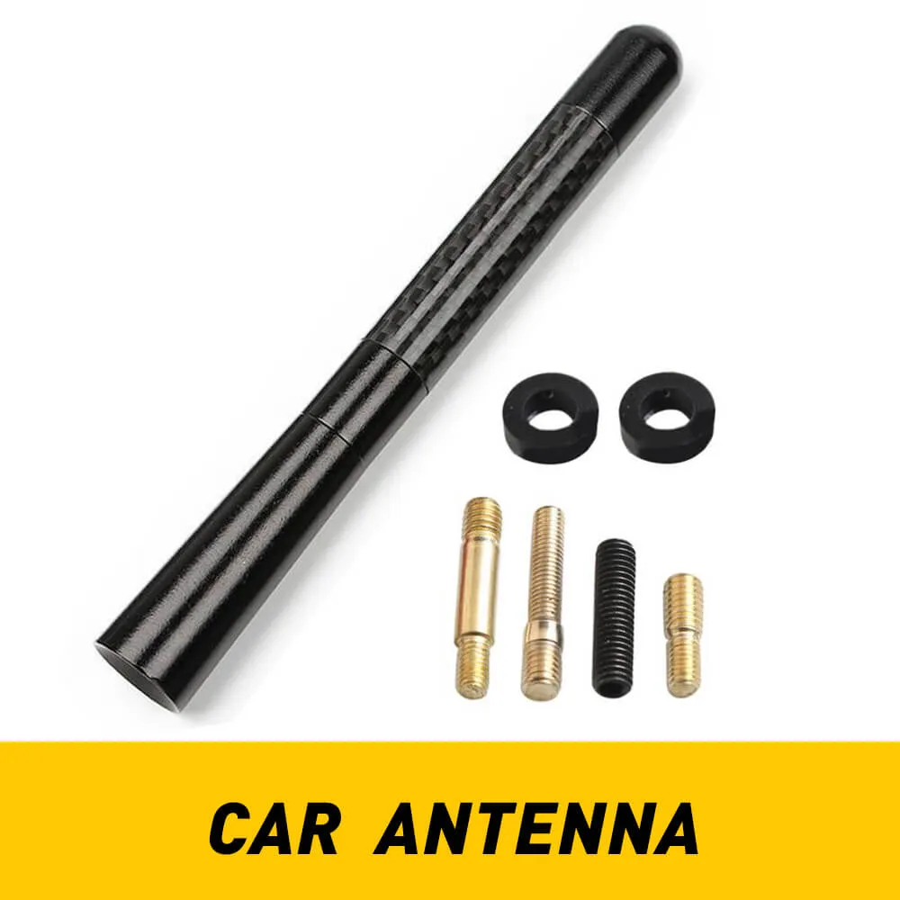 Black Universal Antenna Toppers Waterproof PVC Rubber Retrofit Antenna for Vehicles