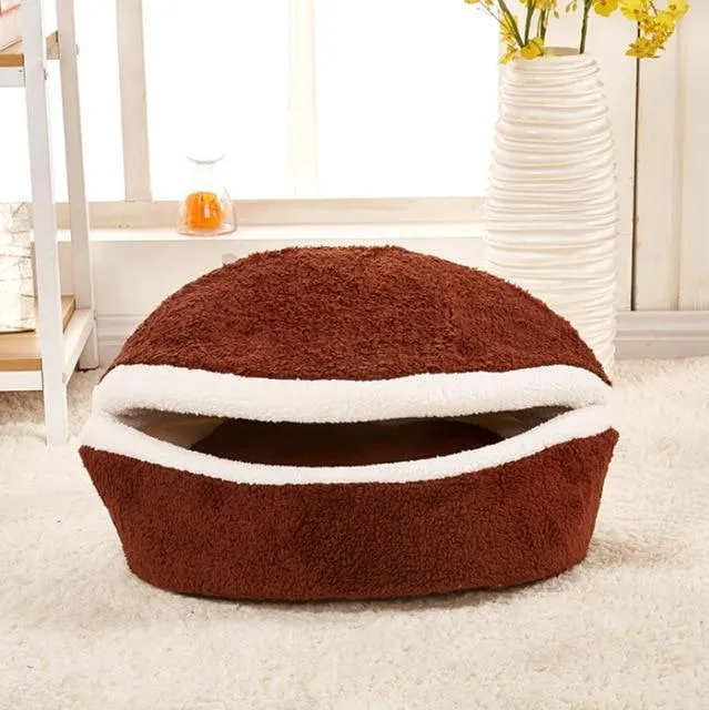 Burger Bun Shaped pet bed/