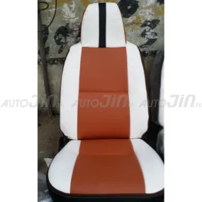 Car Seat Covers for Sedans Brown & White