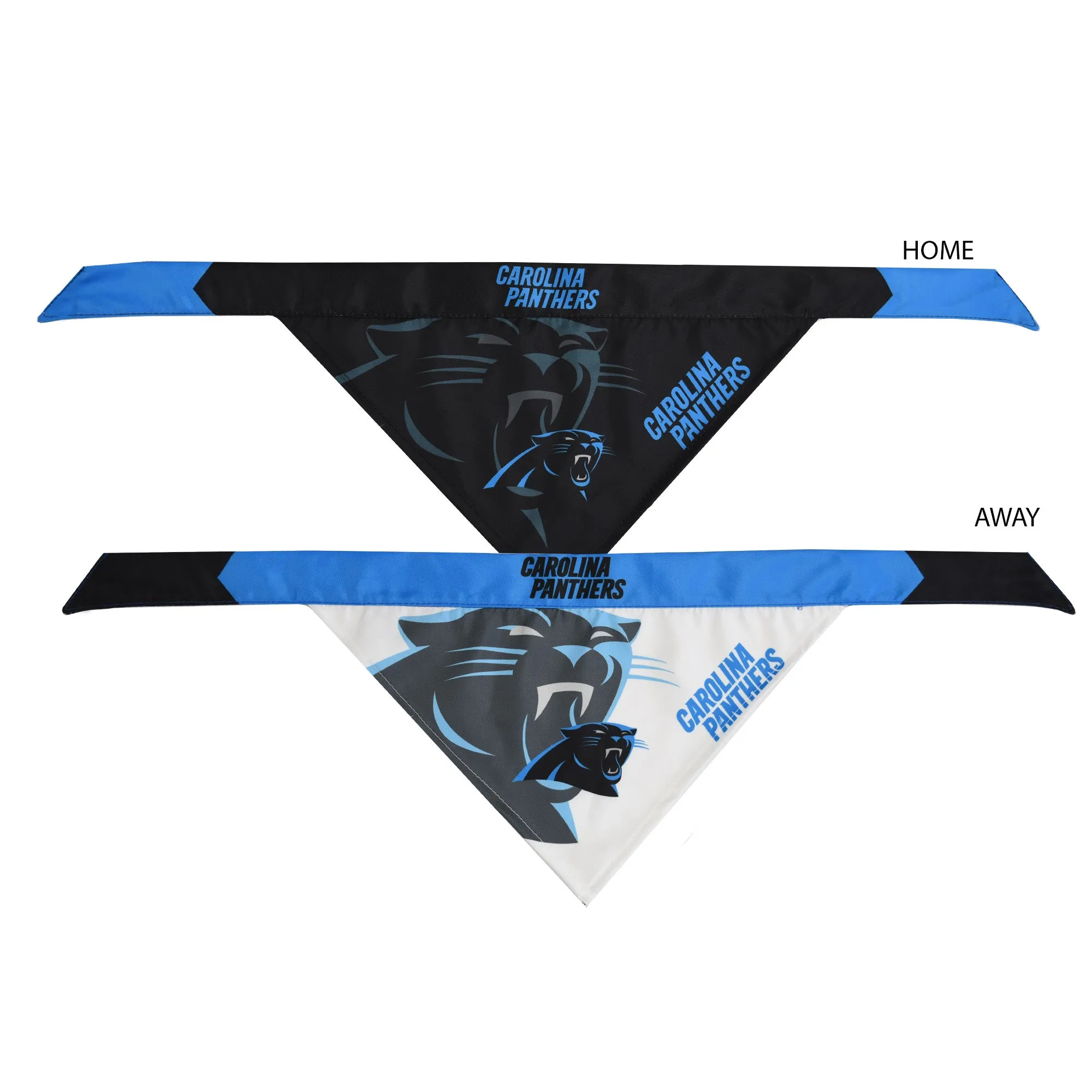 Carolina Panthers Home and Away Pet Bandana Set