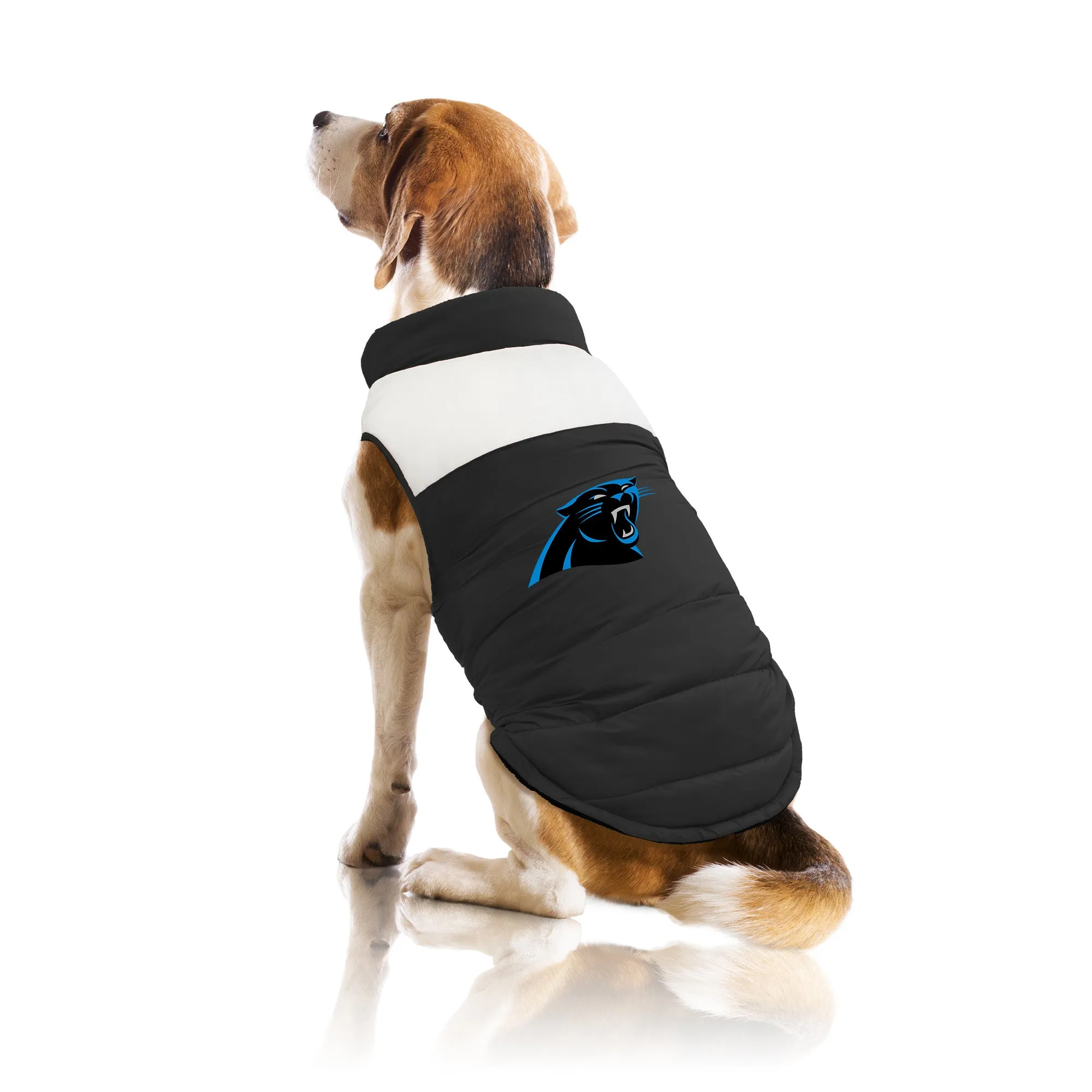 Carolina Panthers Pet Parka Puff Vest