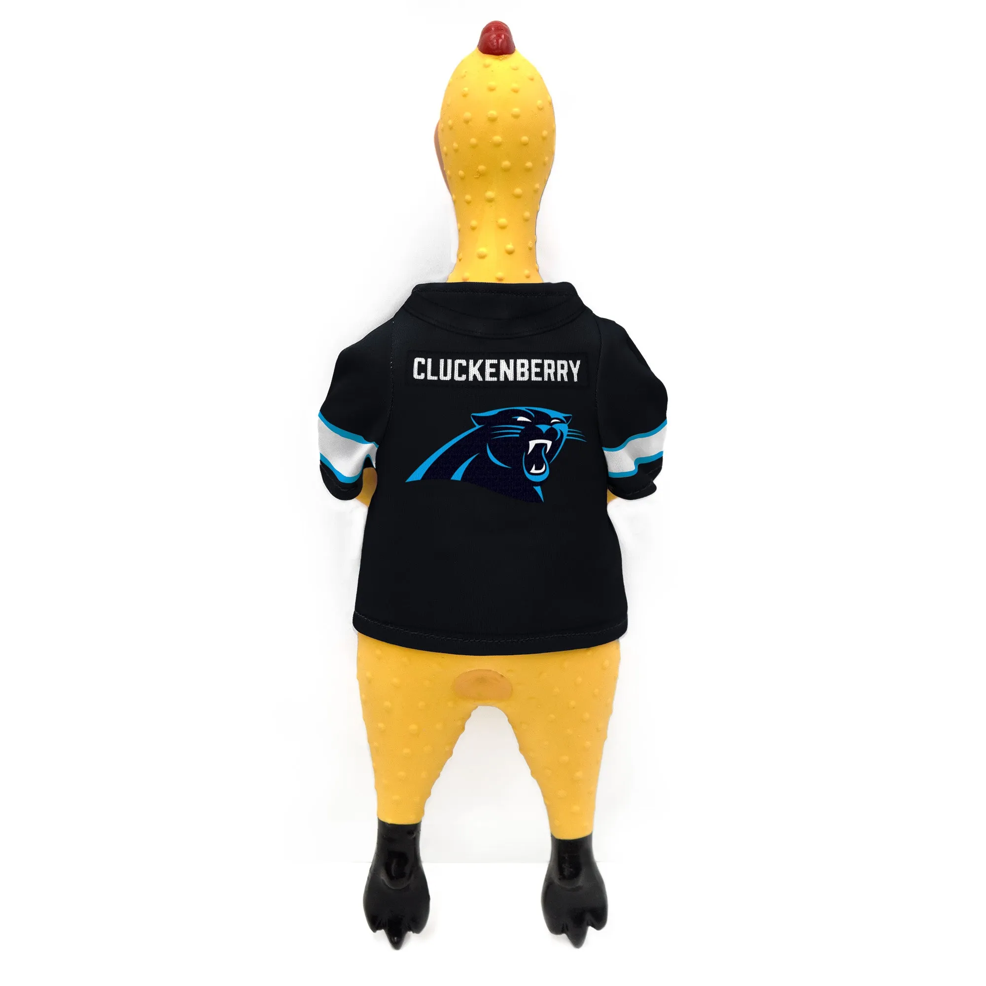 Carolina Panthers Rubber Chicken Pet Toy