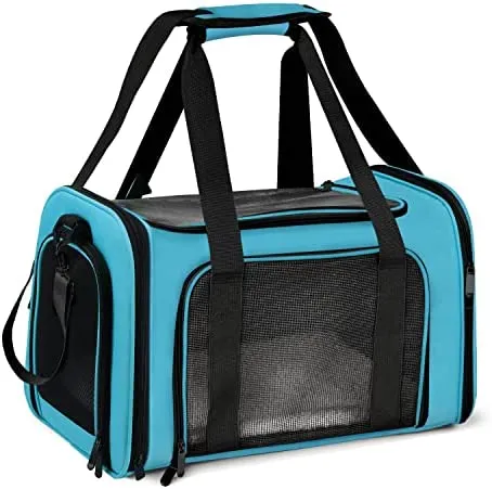 Cat Carriers Dog Carrier Pet Carrier for Small Medium Cats Dogs Puppies of 15 Lbs