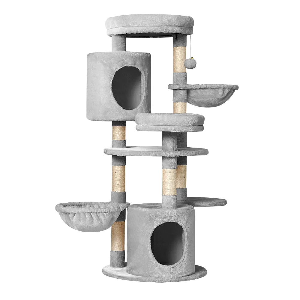 Cat Scratching Post Tree Tower  Scratcher Wood Condo House Toys Bed 123cm