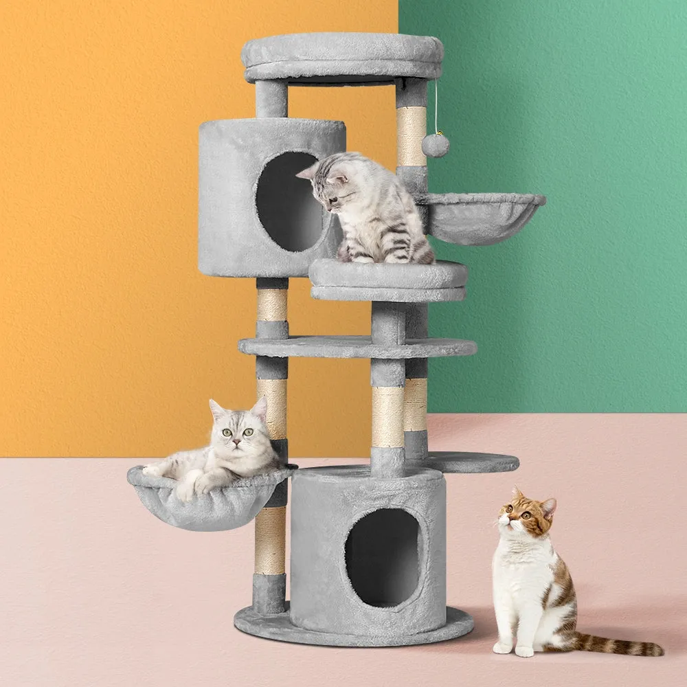 Cat Scratching Post Tree Tower  Scratcher Wood Condo House Toys Bed 123cm