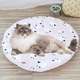 Cat Sleeping Mat Soft Coral Fleece Cat Bed