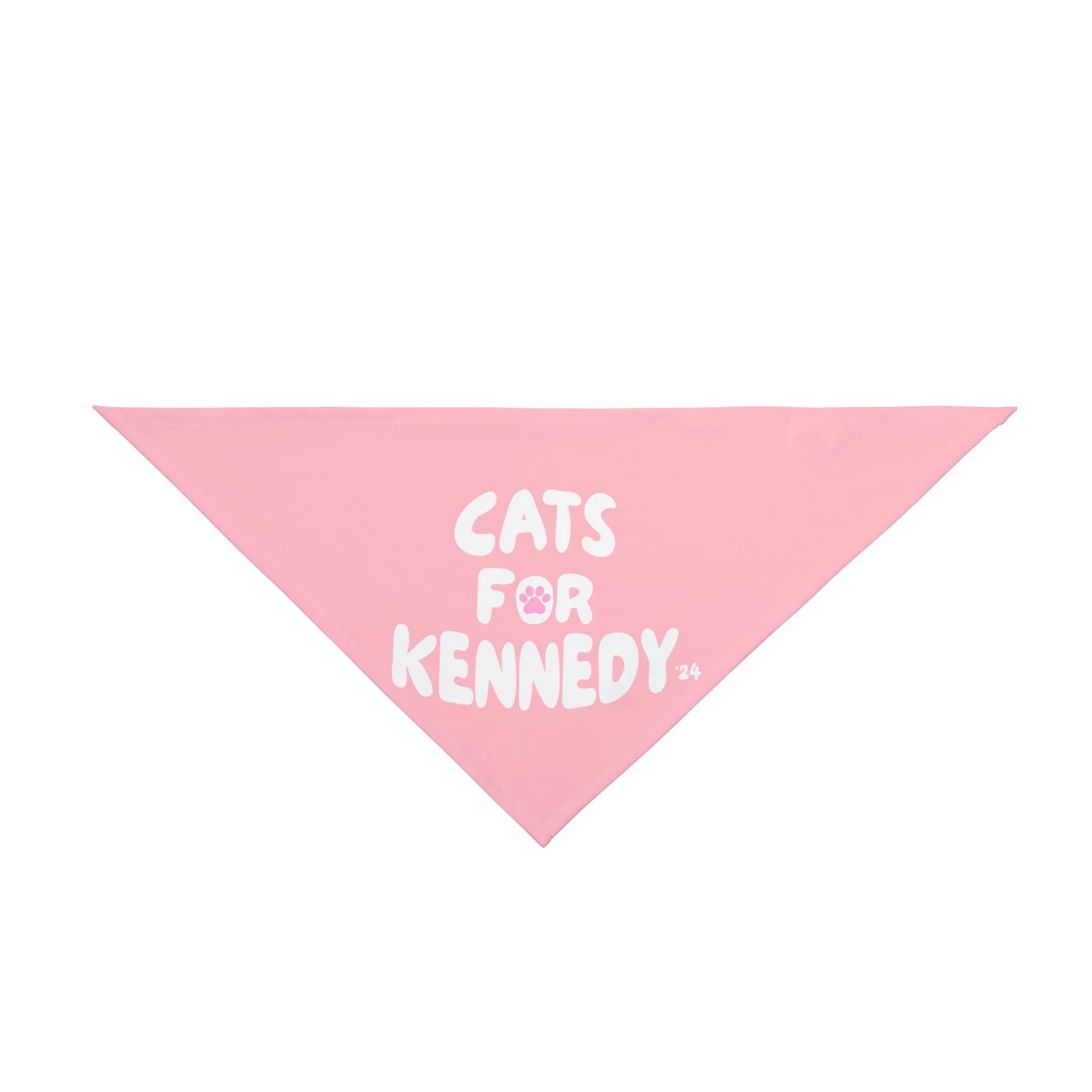 Cats For Kennedy '24 Pet Bandana Pink