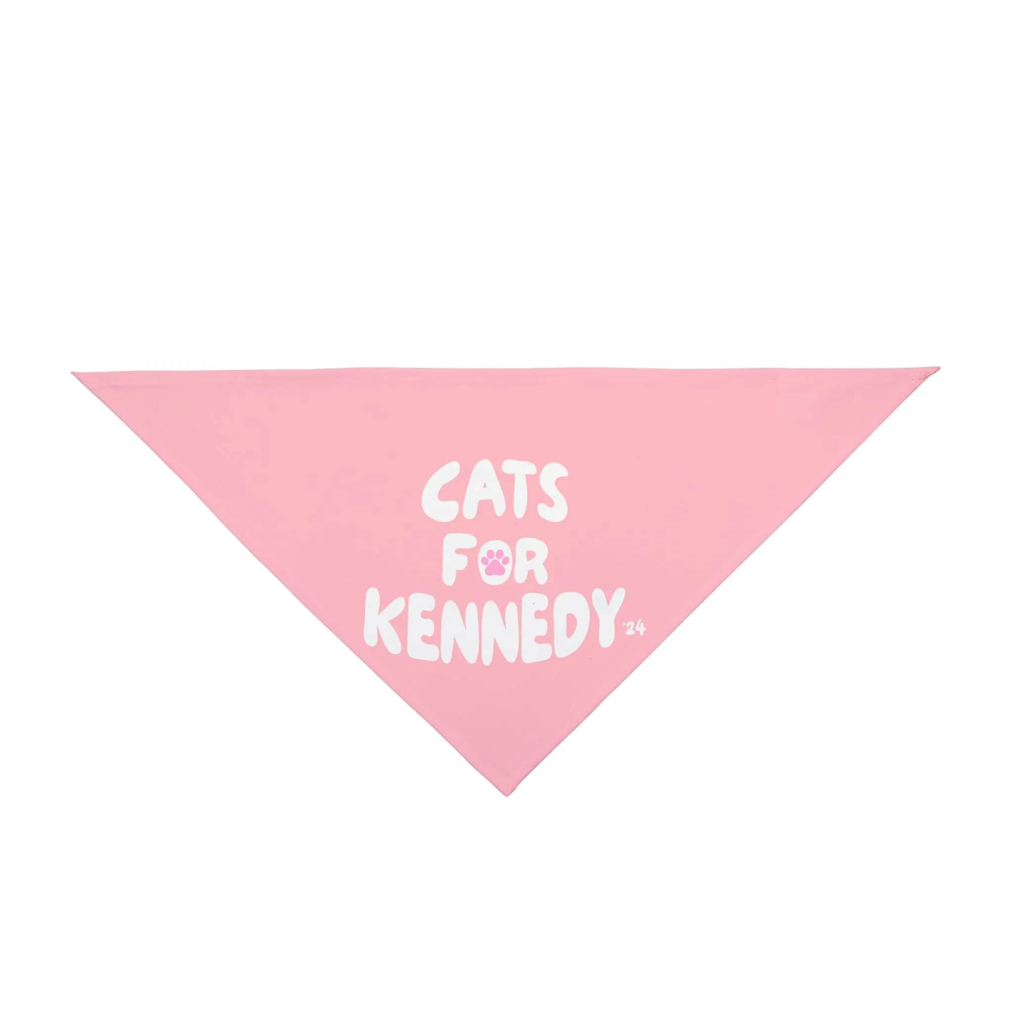 Cats For Kennedy '24 Pet Bandana Pink