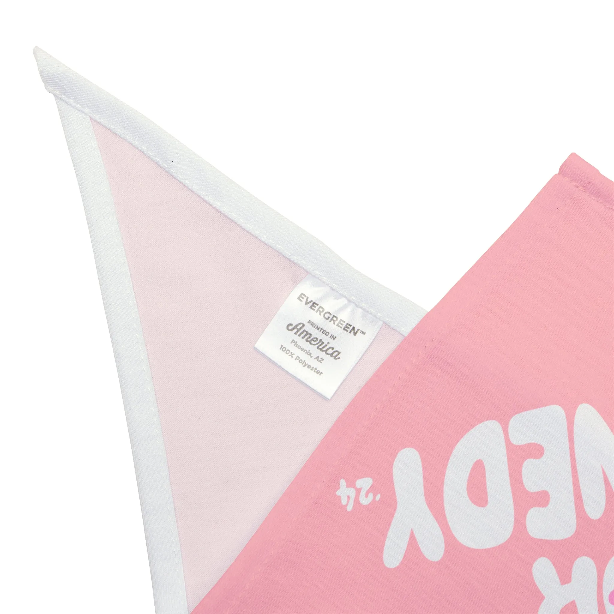 Cats For Kennedy '24 Pet Bandana Pink