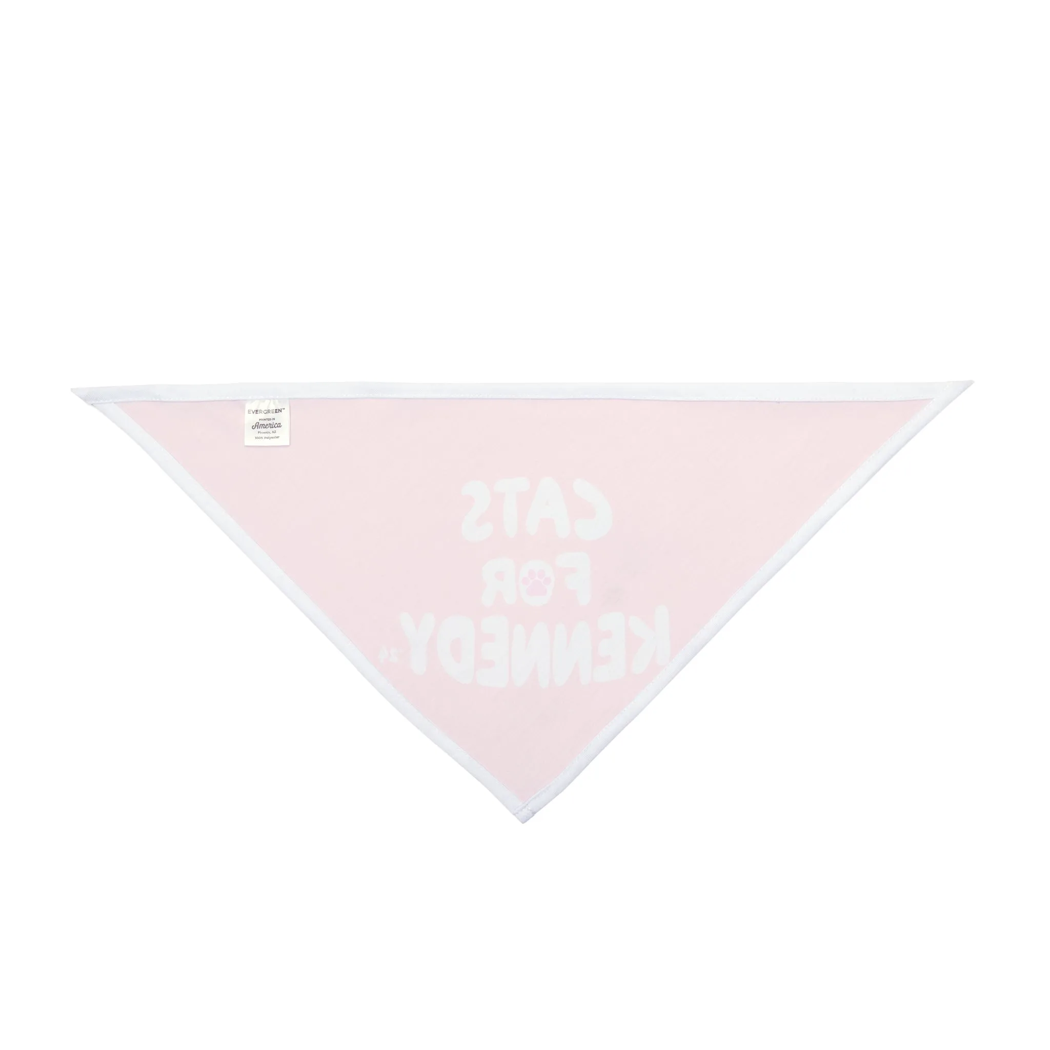 Cats For Kennedy '24 Pet Bandana Pink