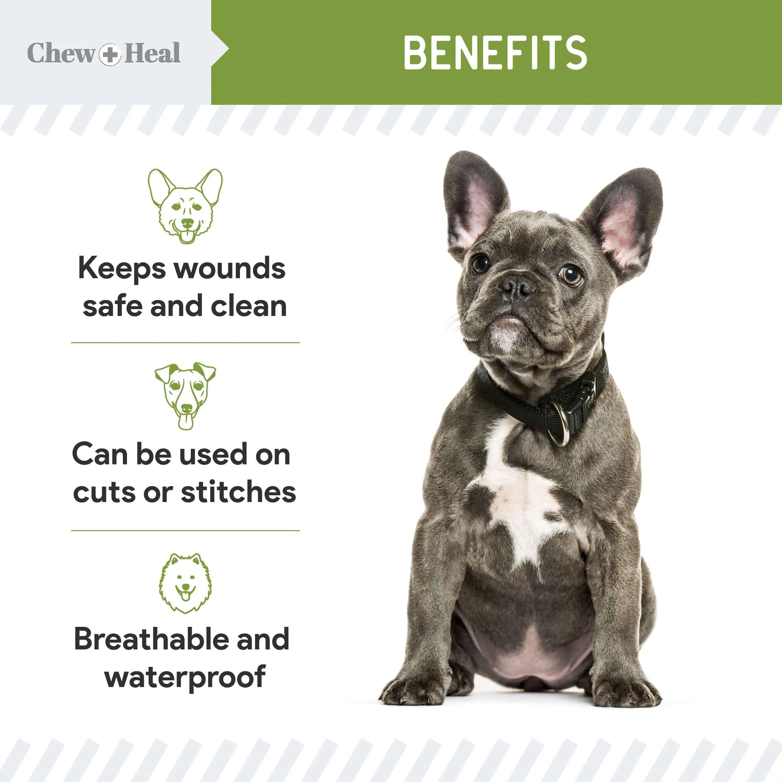 Chew   Heal Liquid Bandage for Dogs - 4 oz Spray with Aloe