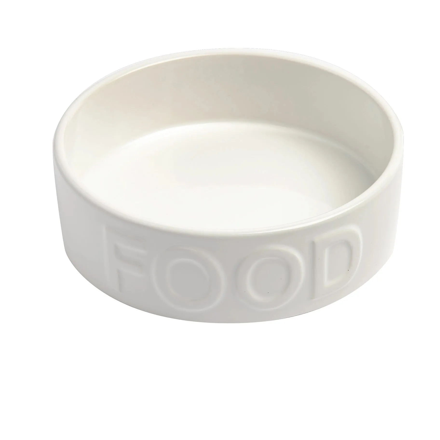 CLASSIC FOOD PET BOWL (WHITE)