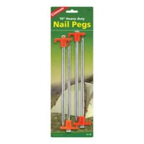 Coghlan's 10" Heady Duty Nail Pegs - pkg of 4