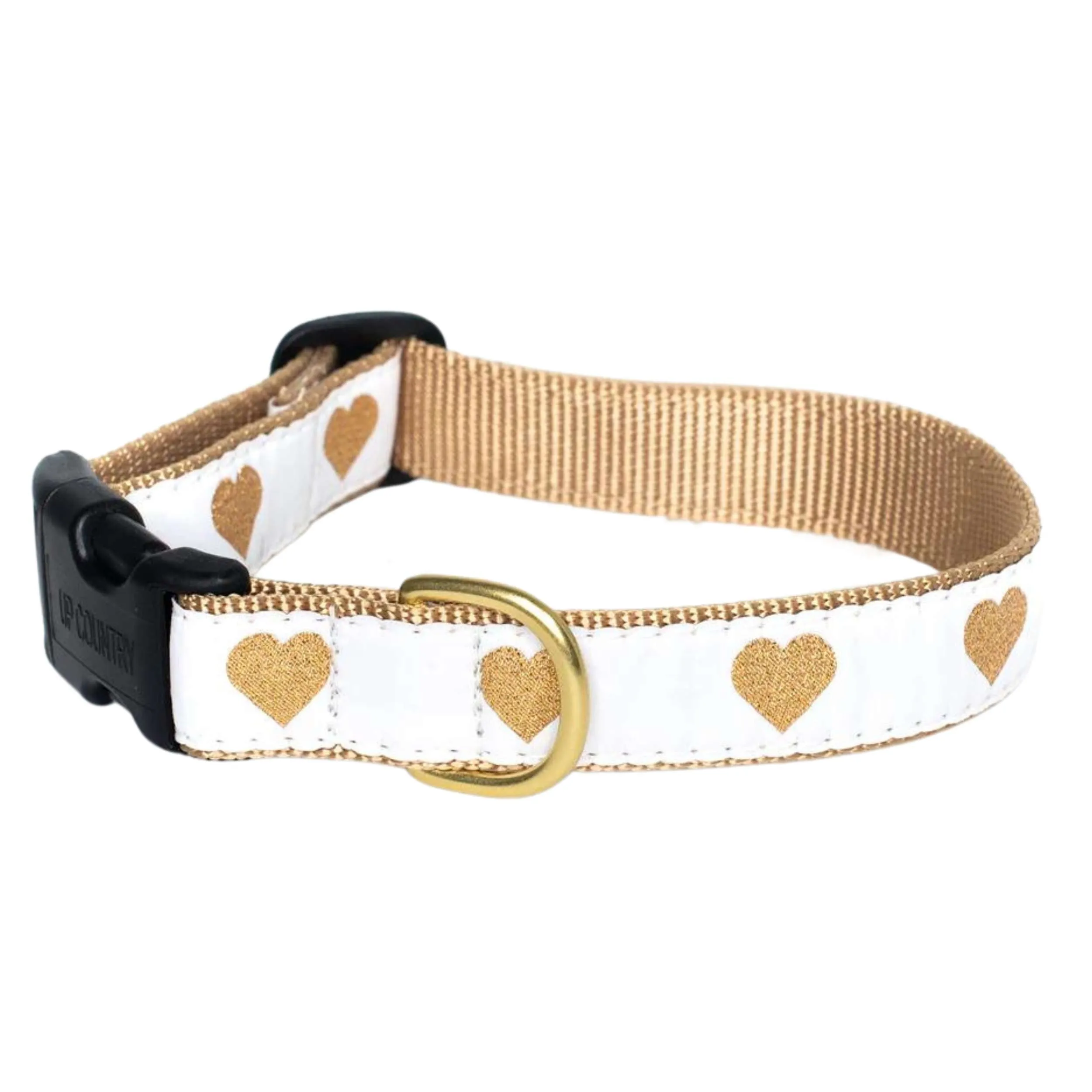 Collar | Hearts of Gold White