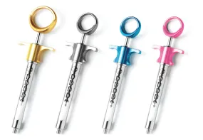 Color-Coded Sized Aspirating Syringes