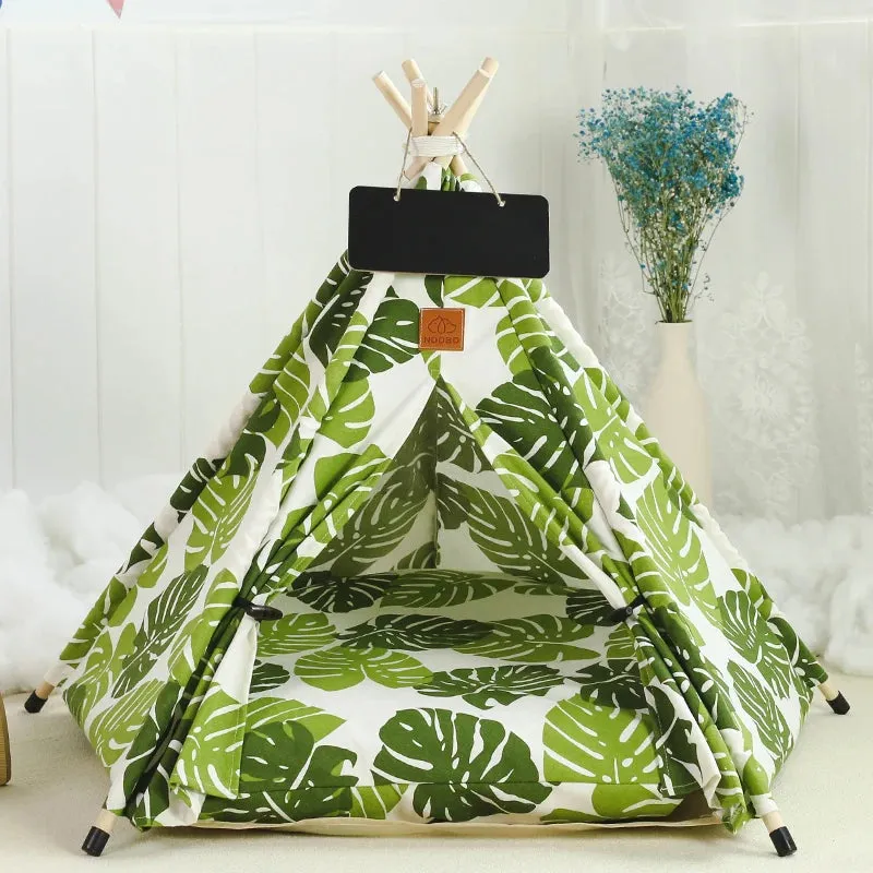 CozyPaws™️ Washable Pet Teepee Retreat