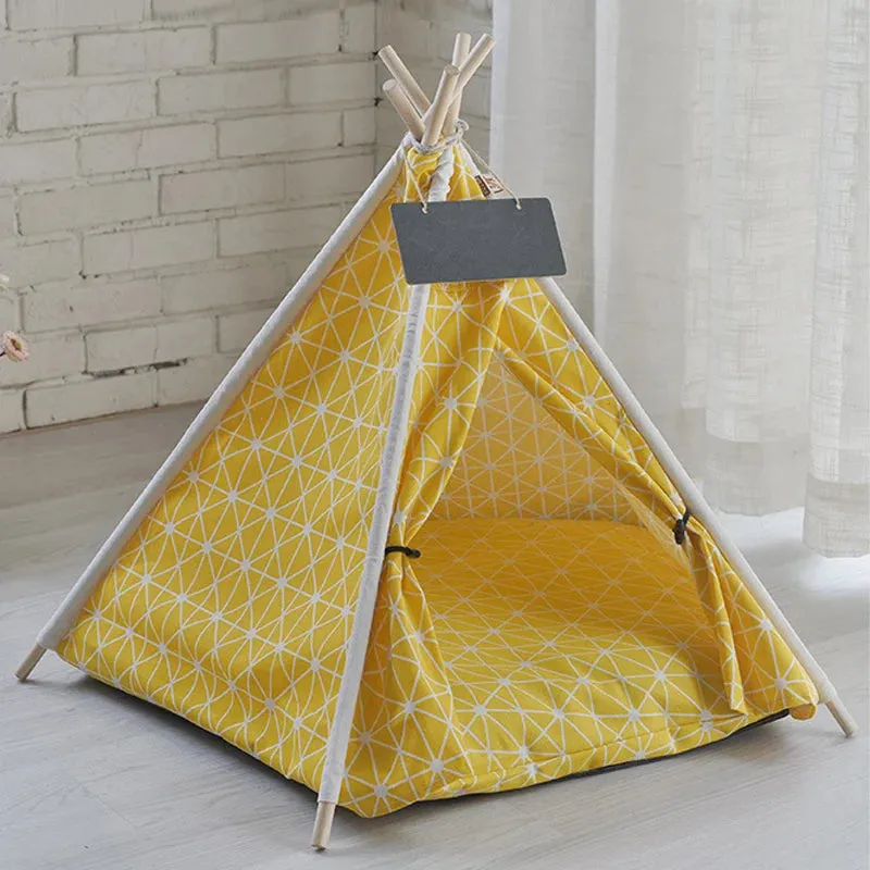 CozyPaws™️ Washable Pet Teepee Retreat