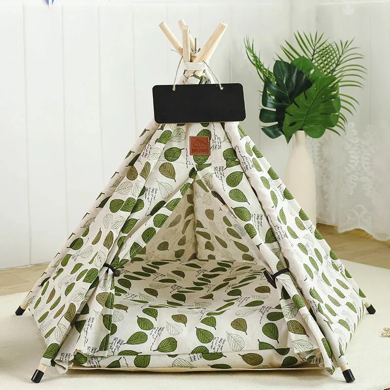 CozyPaws™️ Washable Pet Teepee Retreat