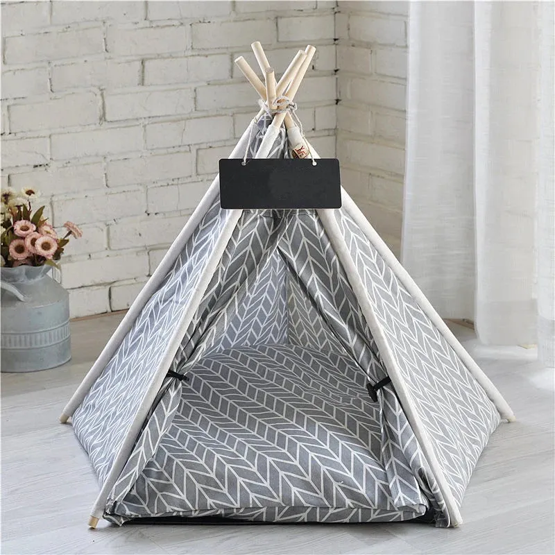 CozyPaws™️ Washable Pet Teepee Retreat